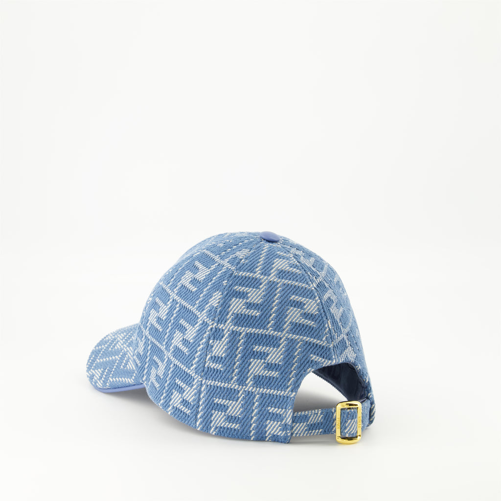 Chapeaux, casquettes et bonnets Casquette FF en denim Fendi Bleu Femme