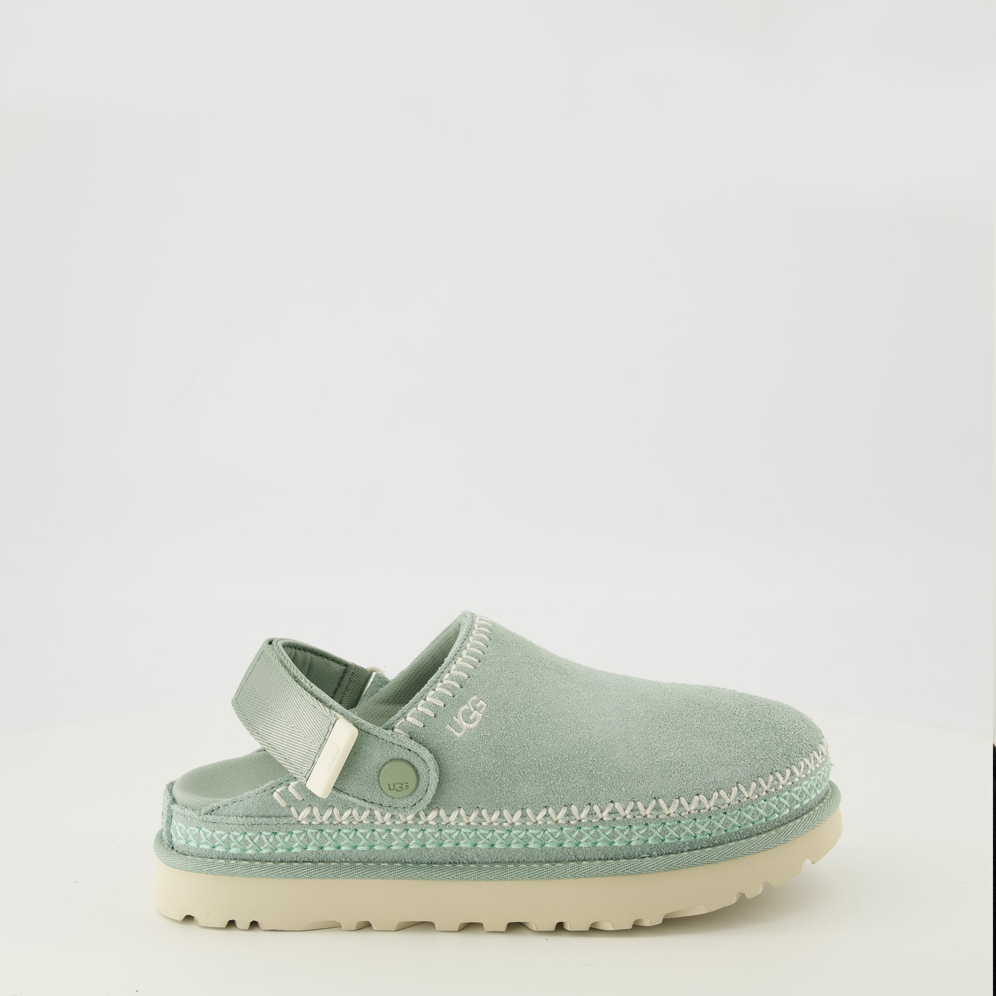 Image of the Green Goldenstar Clogs from Ugg for Women - Spring-Summer 2026 - Right Side View