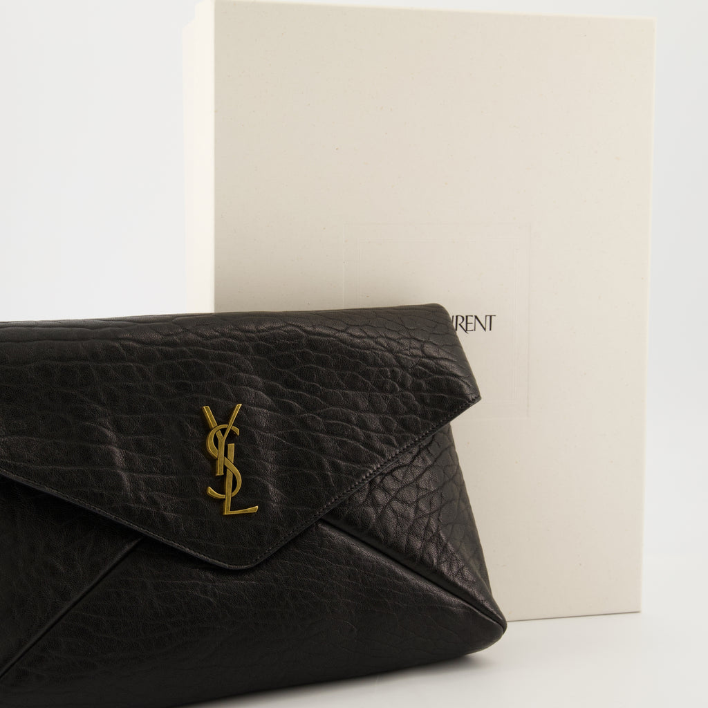 Clutches Envelope Clutch Saint Laurent Black Women