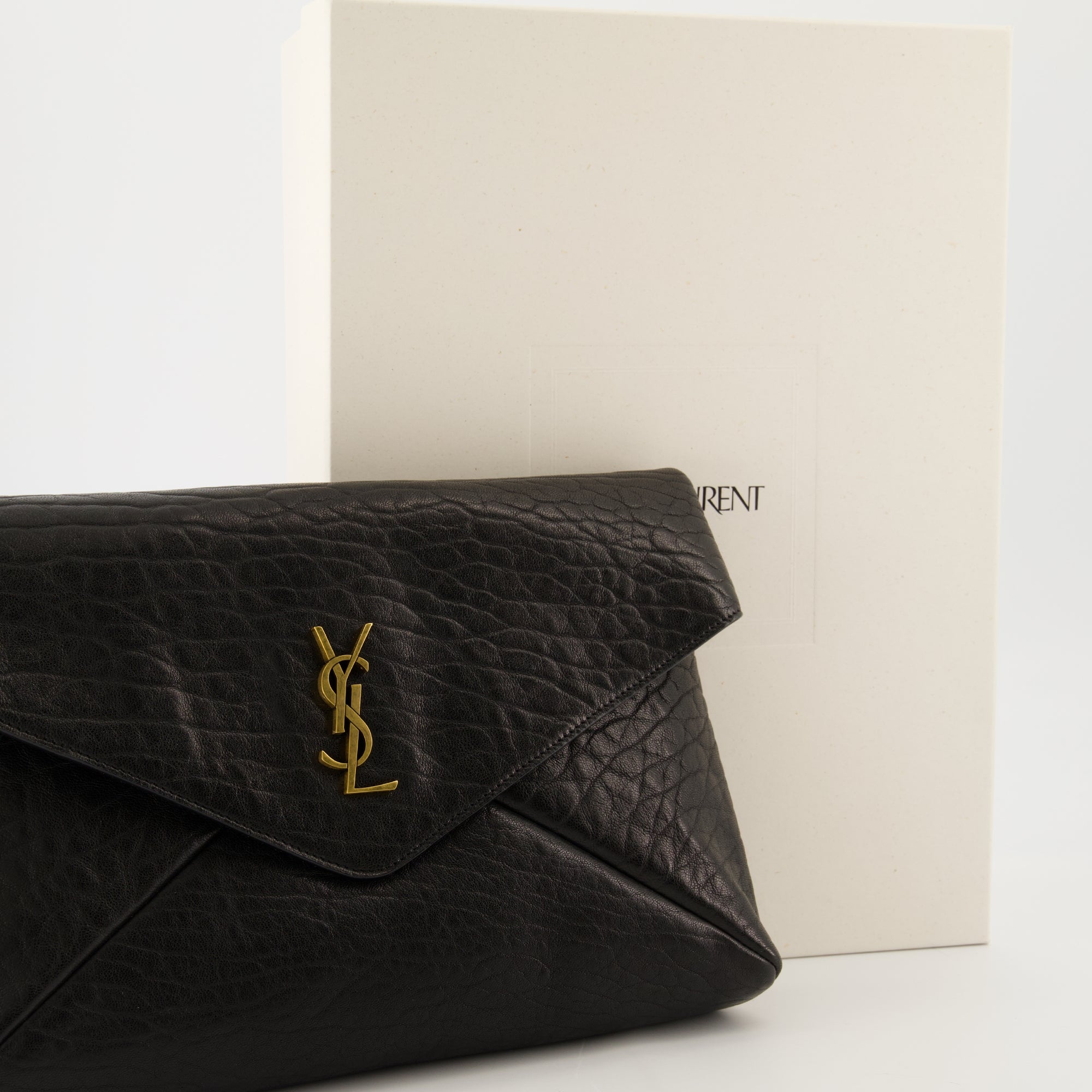 Clutches Envelope Clutch Saint Laurent Black Women