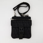 Sacs bandoulière Sacoche VLogo en toile Valentino Garavani Noir Homme