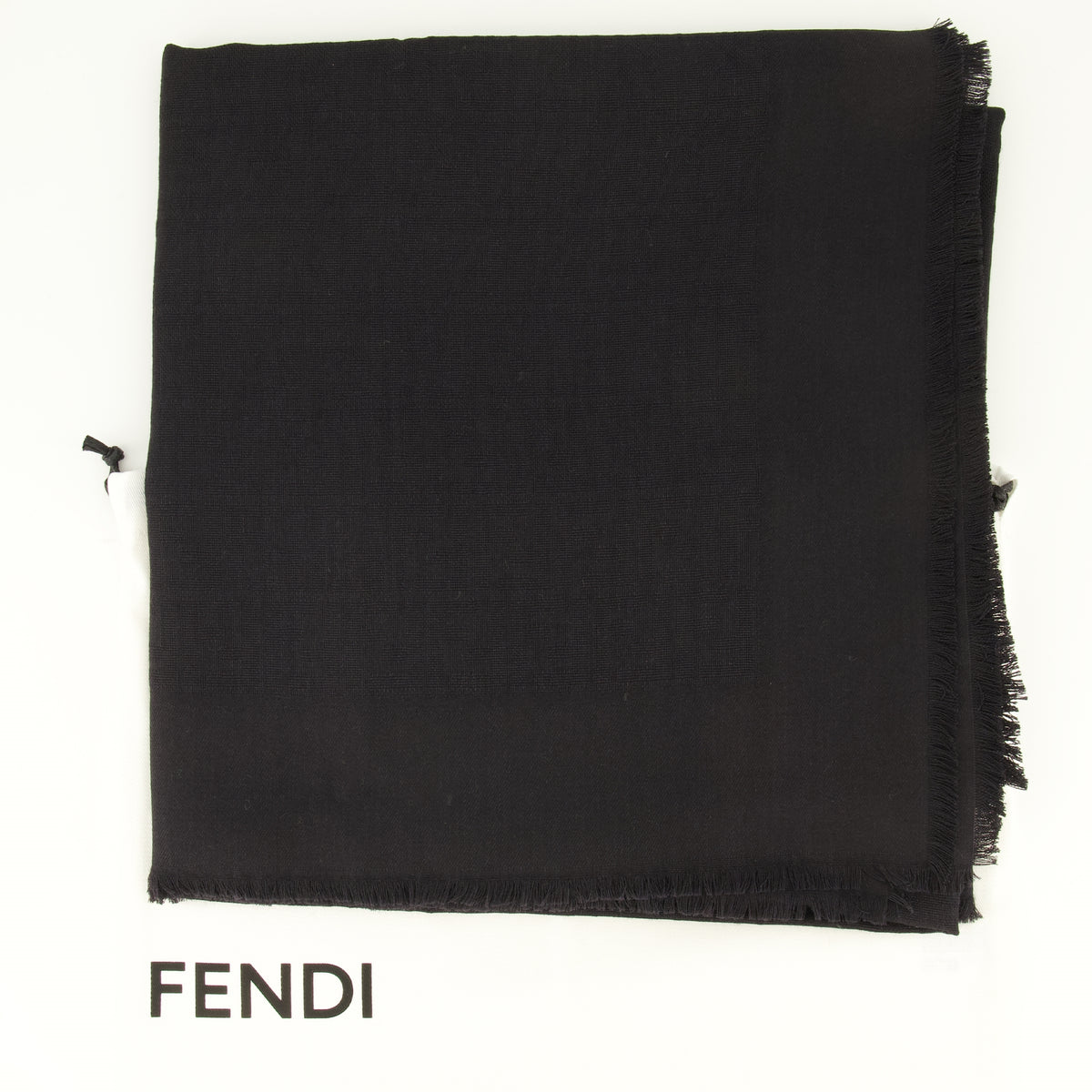 Écharpes, foulards et gants Écharpe FF Signature noire Fendi Noir Femme