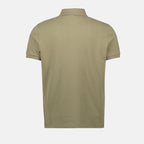 Poloshirts Grünes Kurzarm-Polo Moncler Khaki Homme