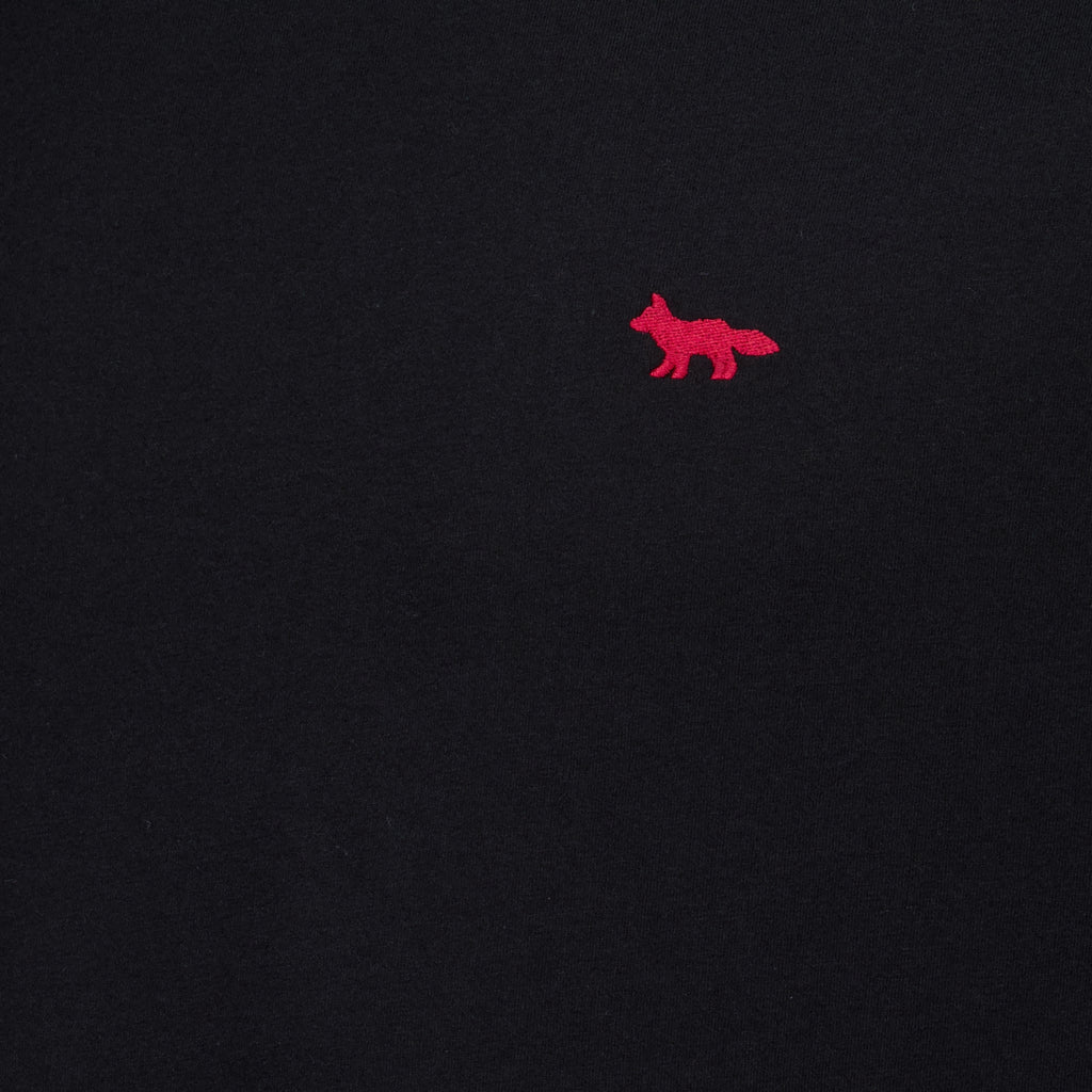 T-shirts T-shirt Profile Fox Nera Maison Kitsune Noir Homme