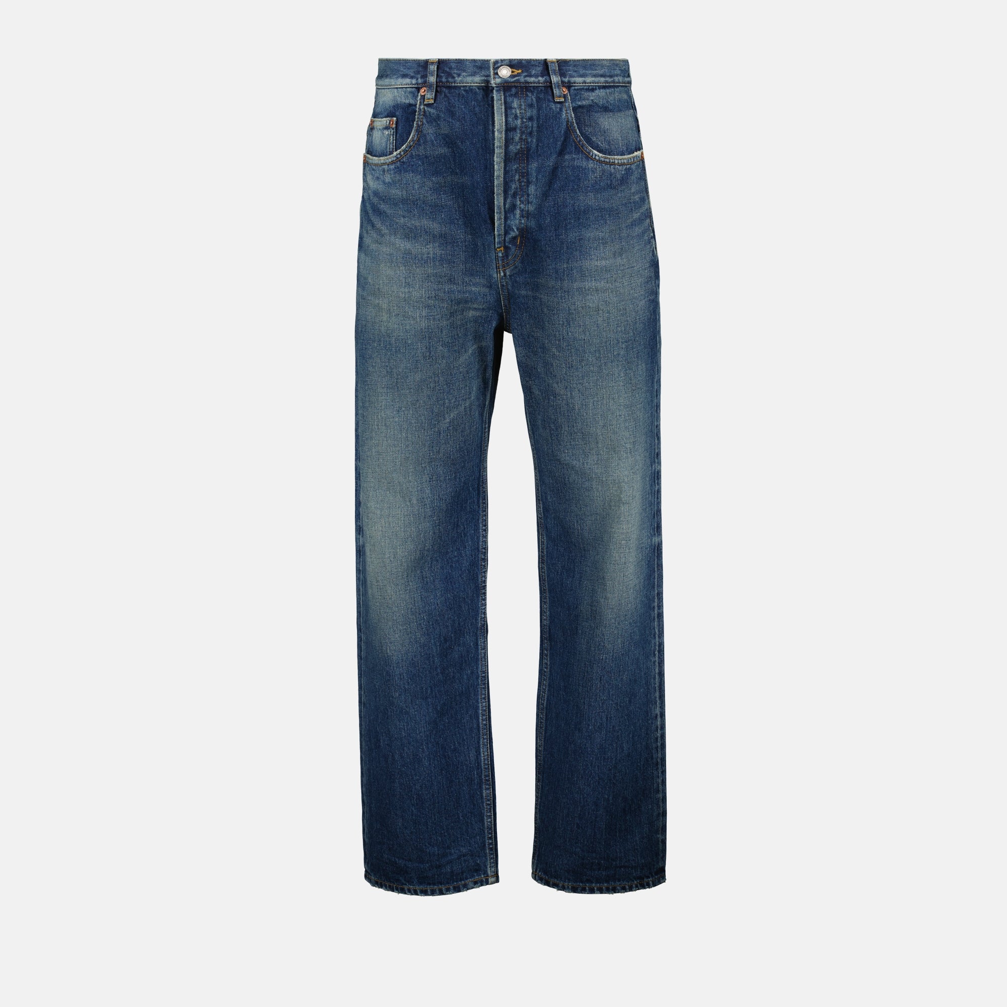 Pantalons Jeans taille haute Saint Laurent Bleu Homme