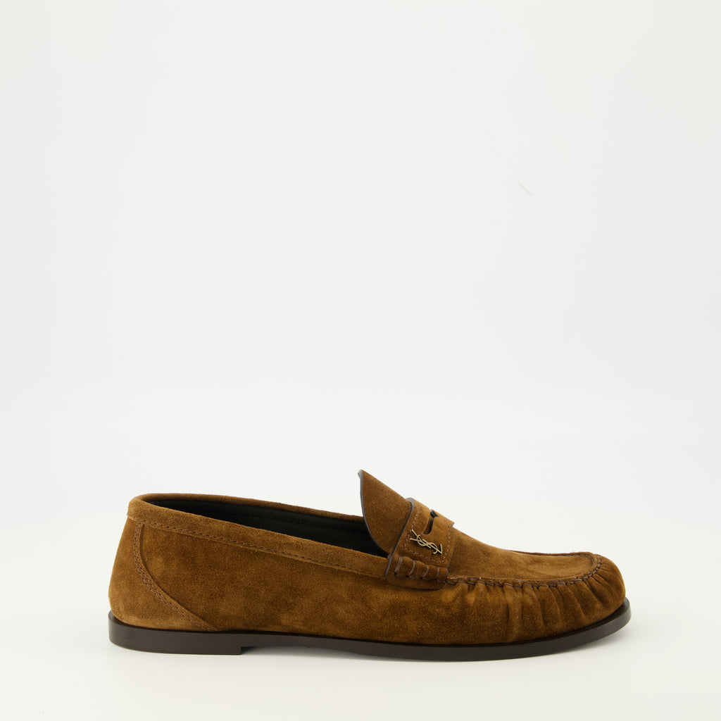 Imagen de los mocasines Laurent de la marca Saint Laurent para Hombre - Temporada Otoño-Invierno 2025 - Vista lateral derecha
