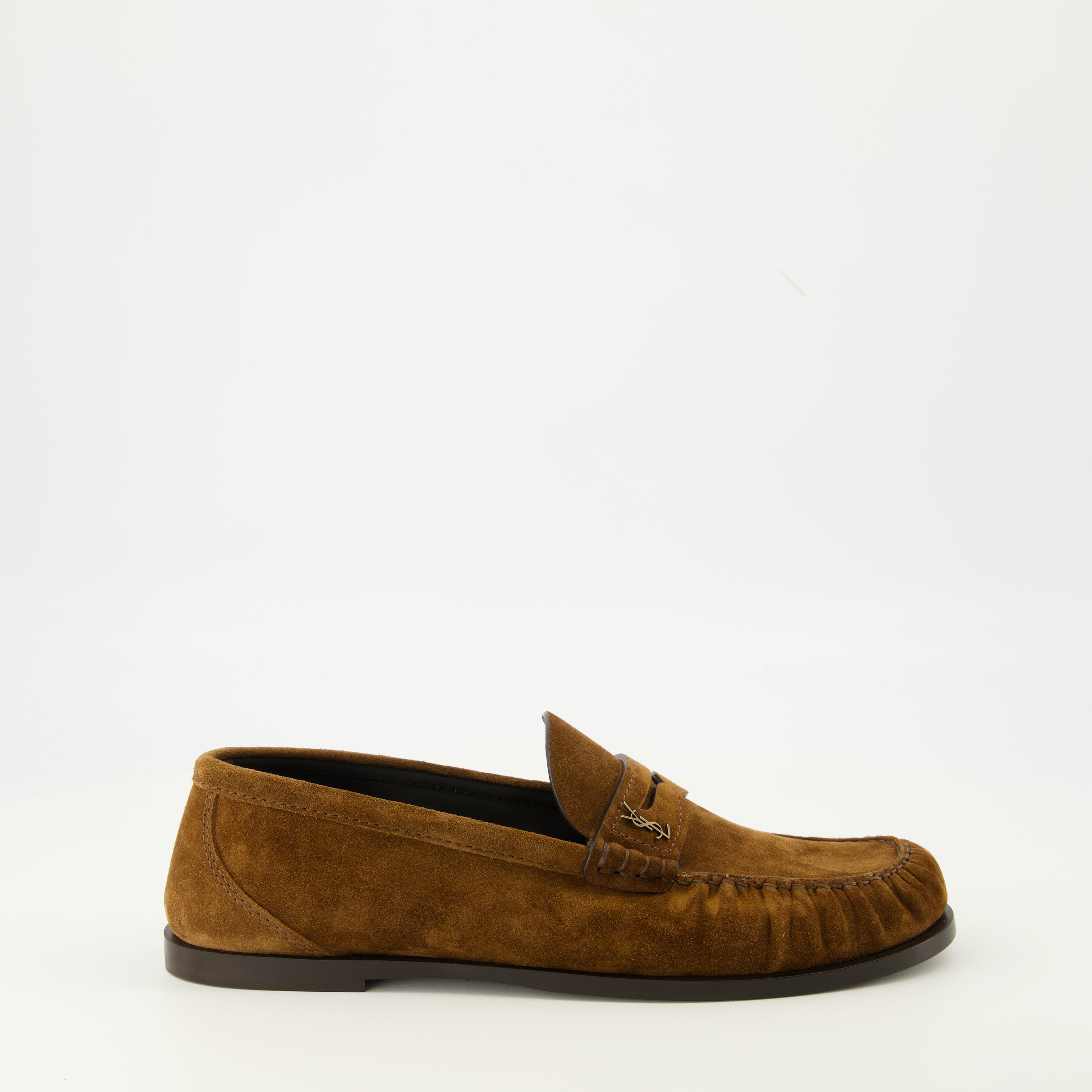 Imagen de los mocasines Laurent de la marca Saint Laurent para Hombre - Temporada Otoño-Invierno 2025 - Vista lateral derecha