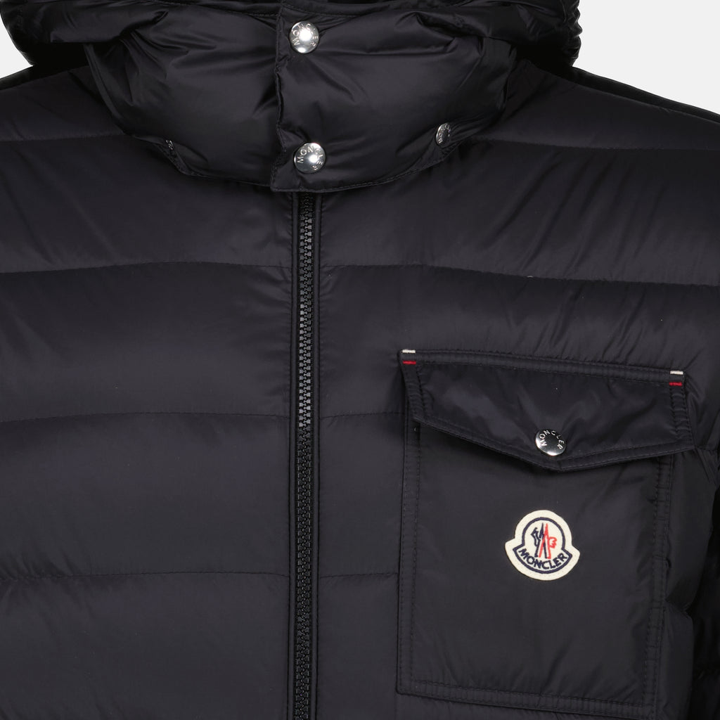 Manteaux Verith Schwarze Pufferjacke Moncler Noir Homme