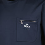 Camisetas Camiseta Fendi Roma Fendi azul oscuro Homme