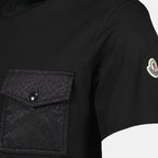 T-shirts Monogram Pocket T-shirt Moncler Black Homme
