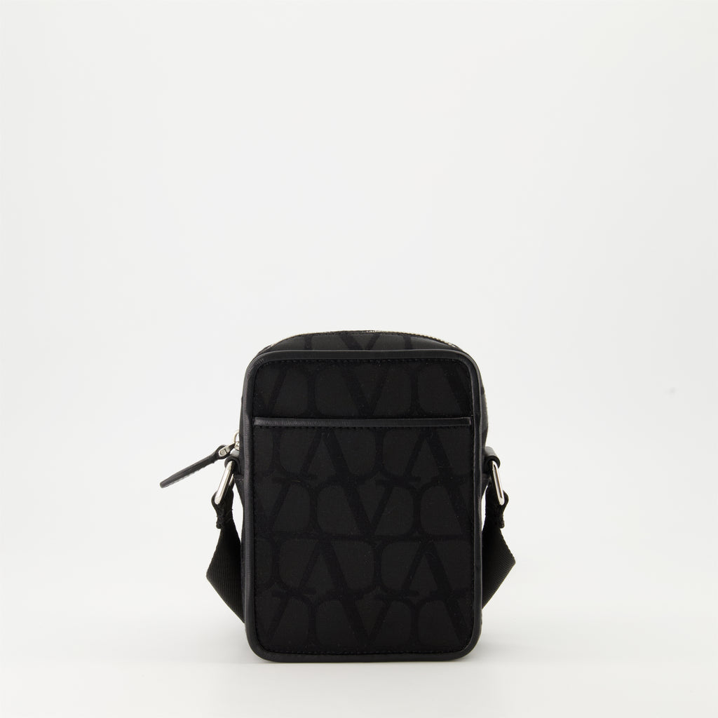 Sacs bandoulière Sacoche en nylon iconographe Valentino Garavani Noir Homme