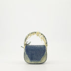 Borse a tracolla Borsa in Denim 1DR XS con Strass Diesel Blu Femme