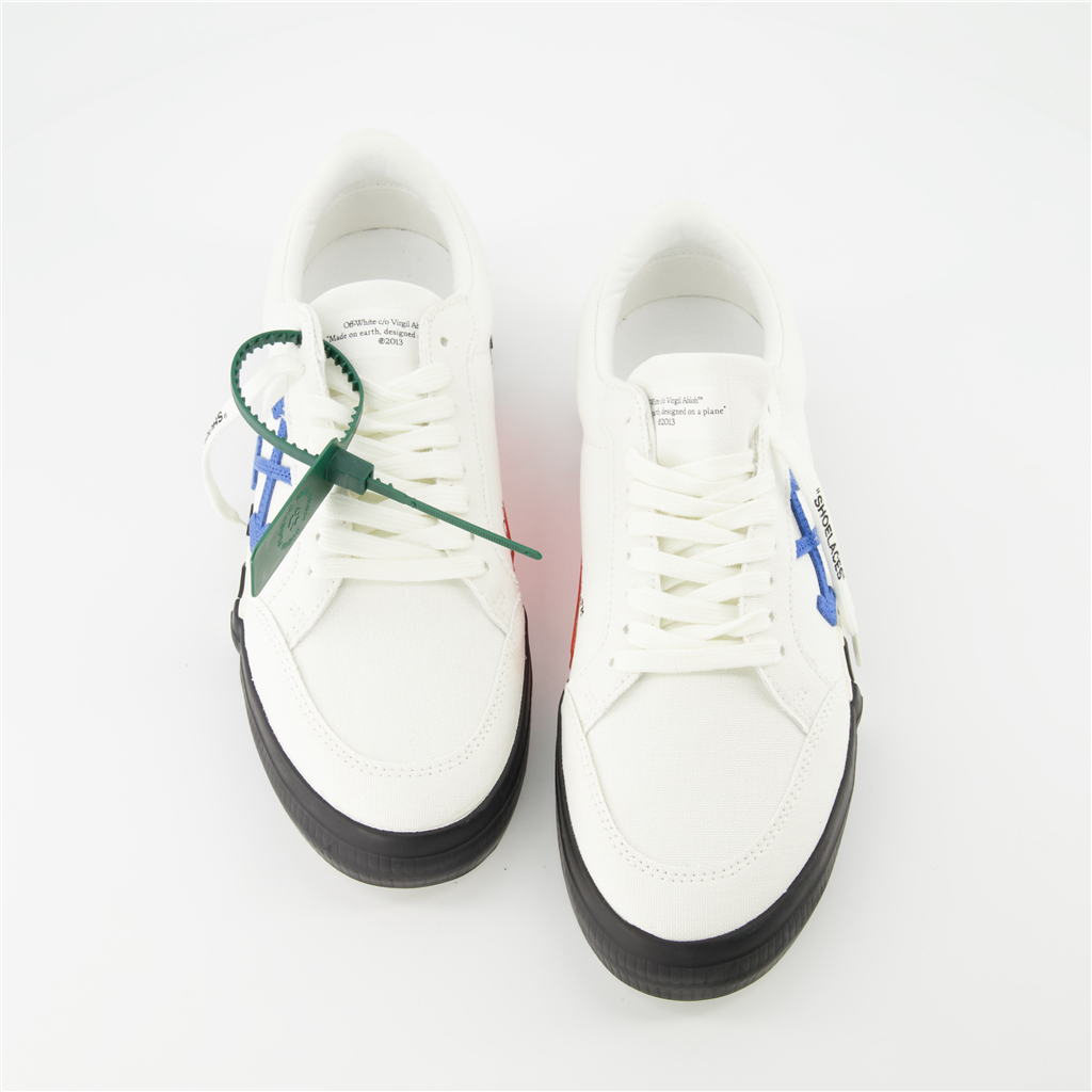 Sneaker OMIA085F22FAB001 0145 white blue Off-White Weiß Homme