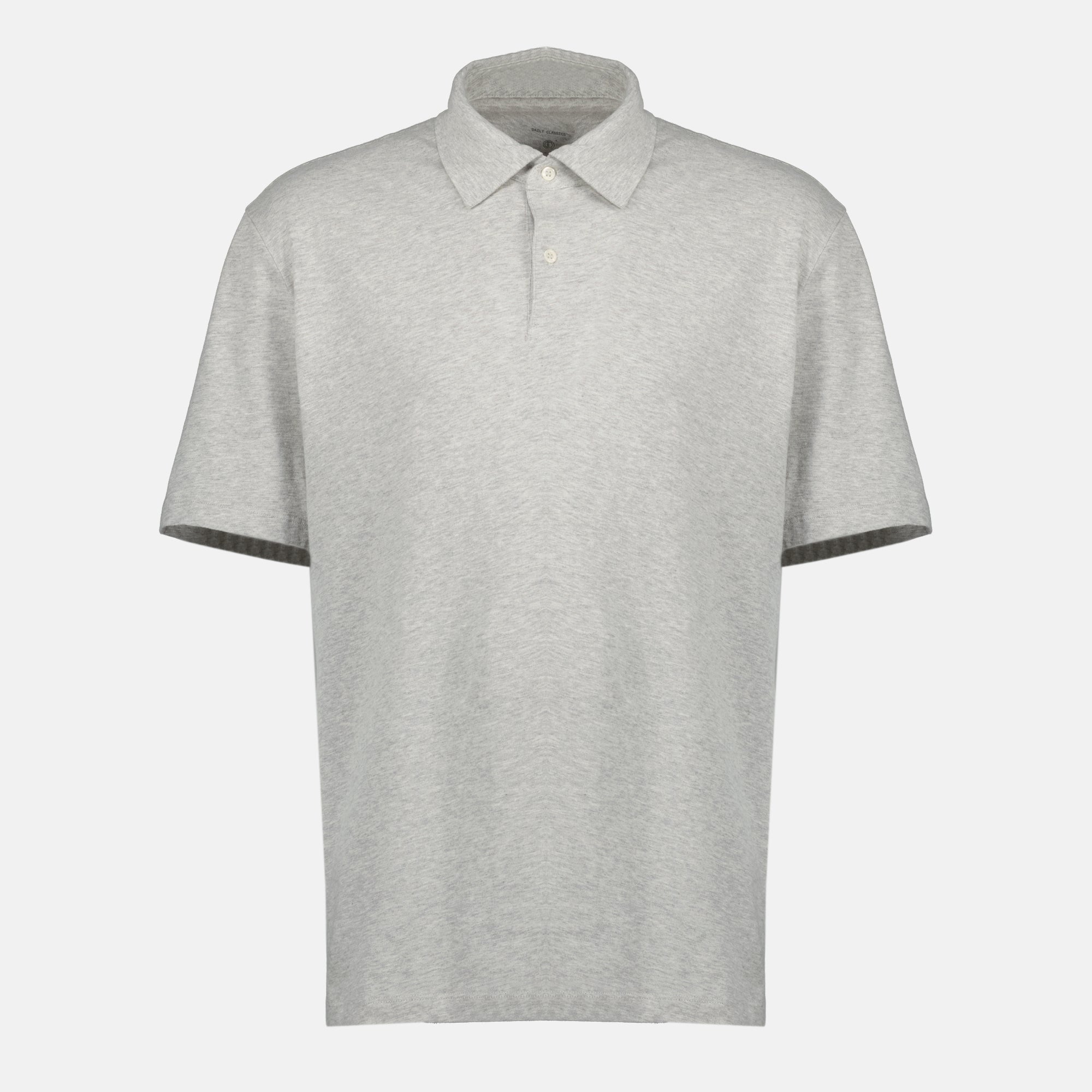 Image de l'article Polo Bruno gris clair de la marque Officine Générale pour Homme - Saison Printemps-Été 2026 - Vue de Face