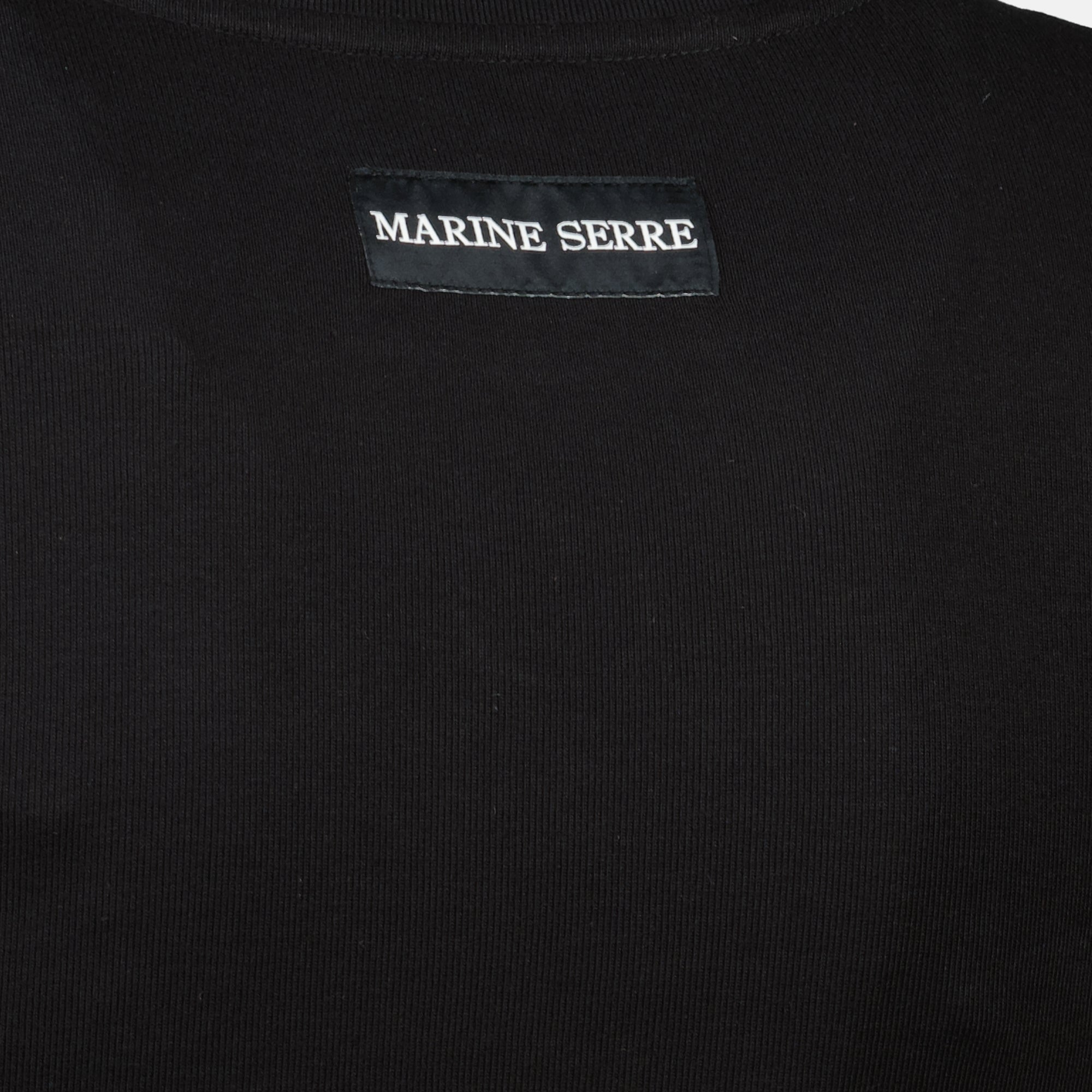 Image de l'article T-shirt Moon noir de la marque Marine Serre pour Femme - Saison Automne-Hiver 2025 - Vue détaillée_2