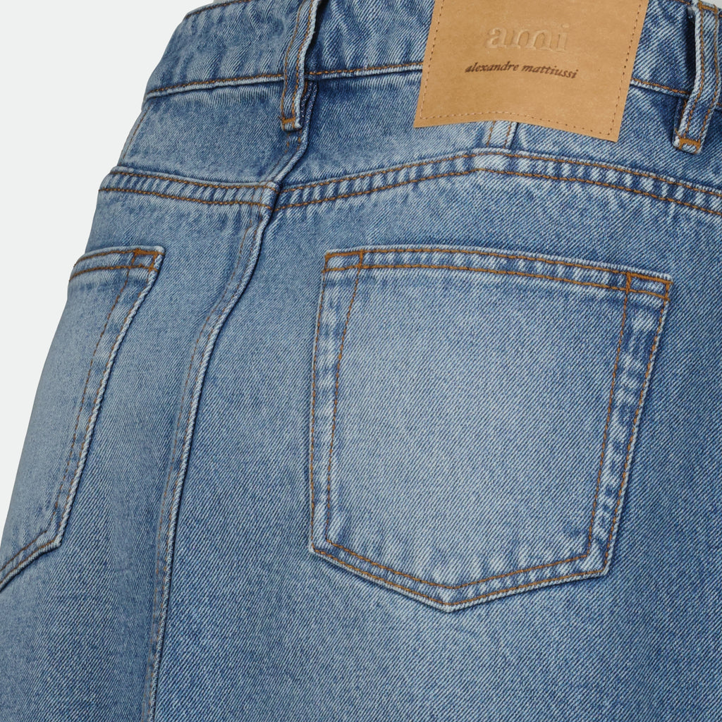 Röcke Minirock Ami PARIS Blau Femme