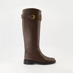 Imagen de las botas VLogo de la marca Valentino Garavani para Mujer - Temporada Otoño-Invierno 2025 - Vista lateral derecha