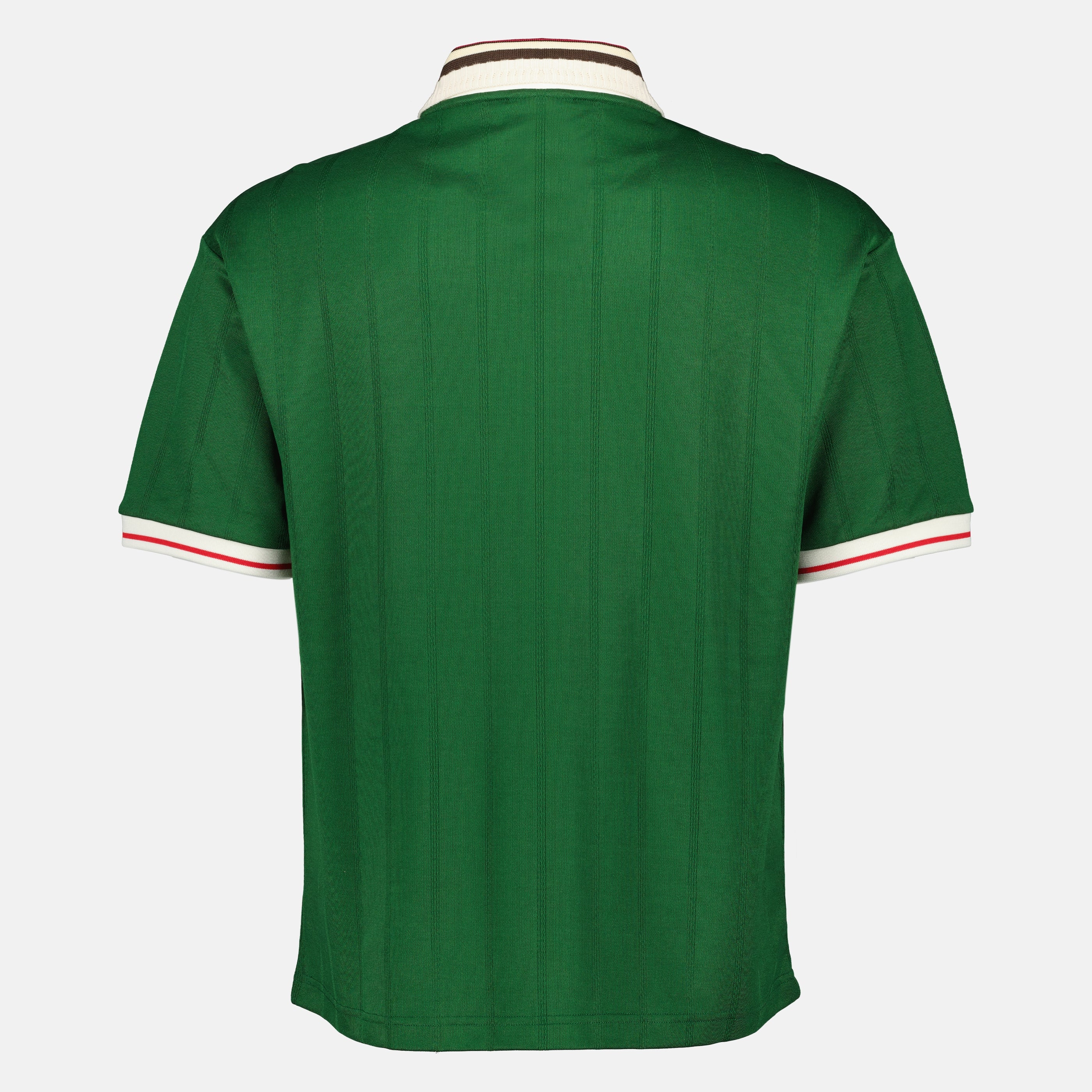 Polos Polo D-Hibiscus vert en coton Drole De Monsieur Vert Homme