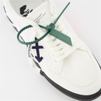 Sneaker OMIA085S22LEA001 0146 white navy b Off-White Weiß Homme