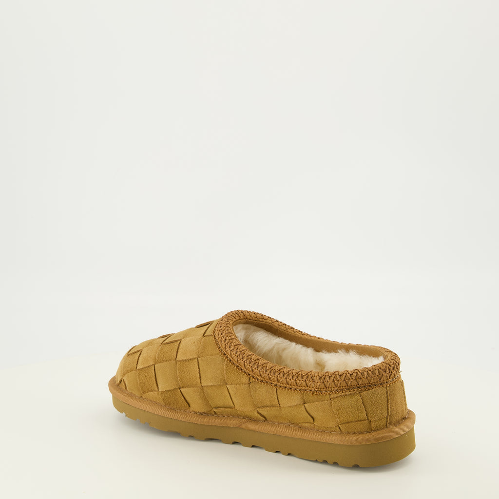 Chaussures ouvertes Mules Tasman tissé marron Ugg Marron Homme