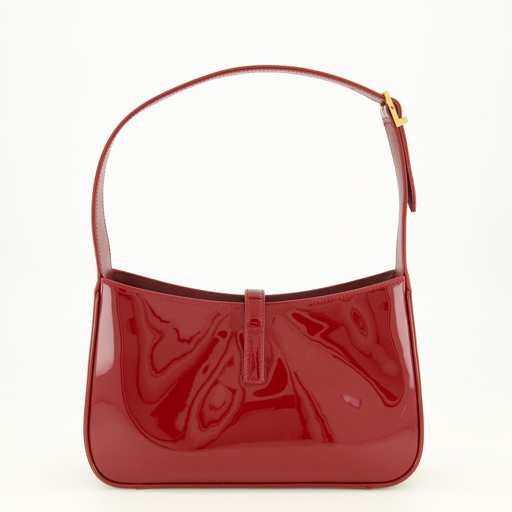 Sacs à main et épaule Sac 5 à 7 en cuir verni rouge Saint Laurent Rouge Femme