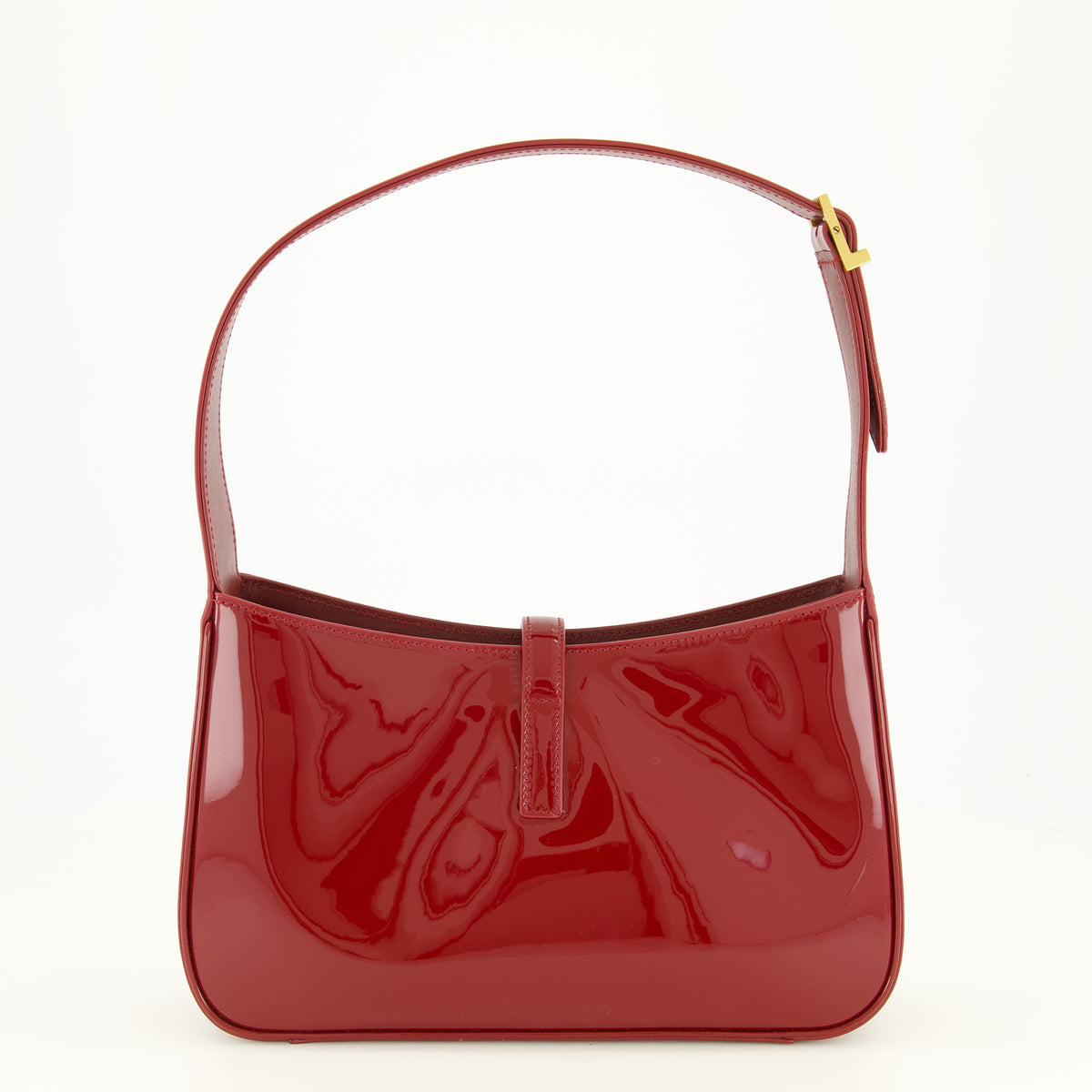 Sacs à main et épaule Sac 5 à 7 en cuir verni rouge Saint Laurent Rouge Femme