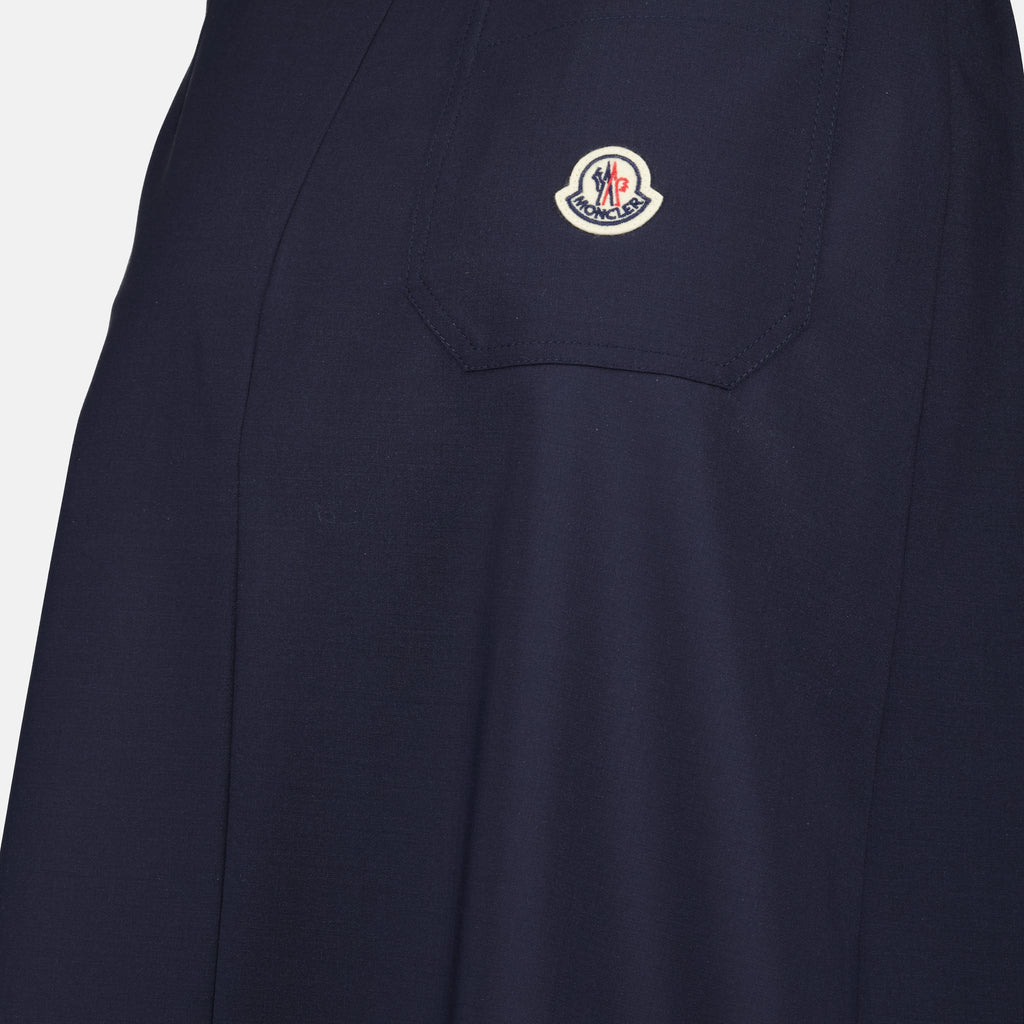 Saias Salsa Plissada Moncler Azul escuro Femme
