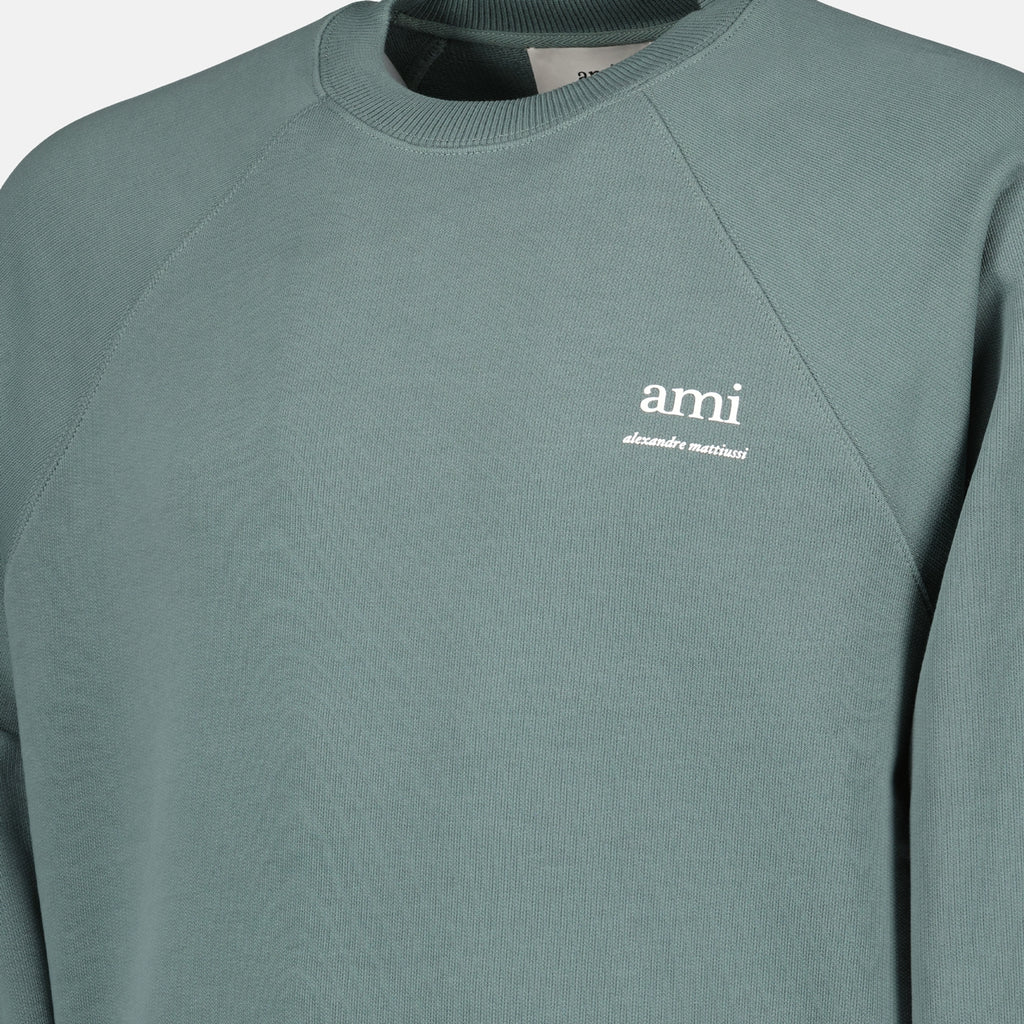 Sweatshirts Sweatshirt Alexandre Matiussi Ami PARIS Vert Unisexe