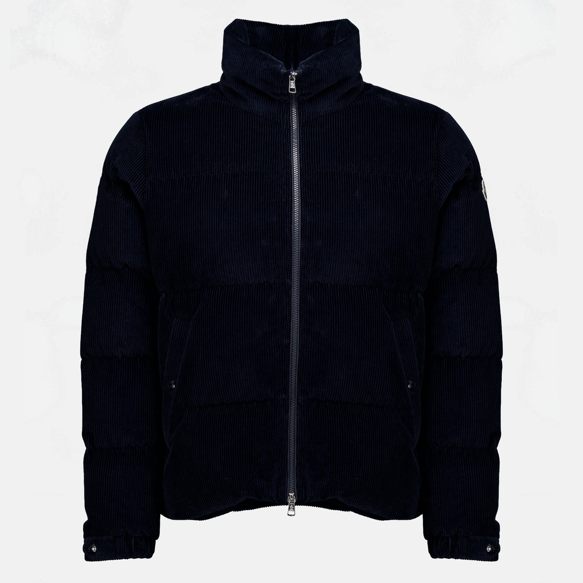 Manteaux Esparron Corduroy Down Jacket Moncler Bleu foncé Homme
