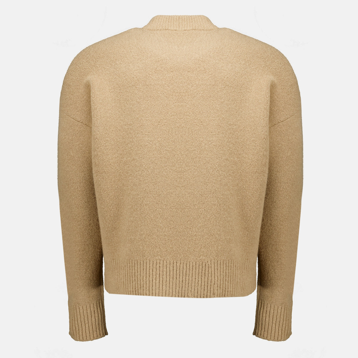 Maille Pull AMI de coeur beige Ami PARIS Beige Unisexe