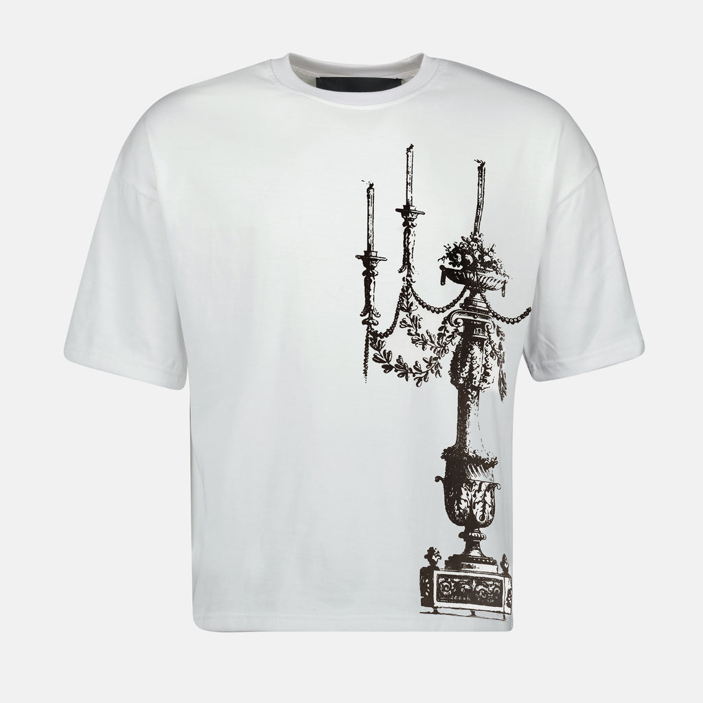 T-shirts T-shirt Chandelier L8 Studio Blanc Homme