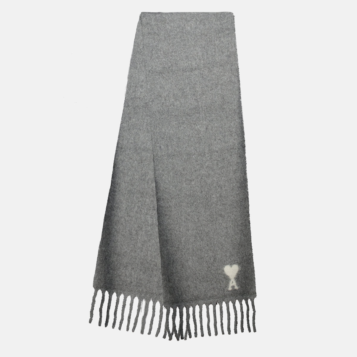 Écharpes, foulards et gants Grau Alpaka Schal Ami PARIS Gris Unisexe