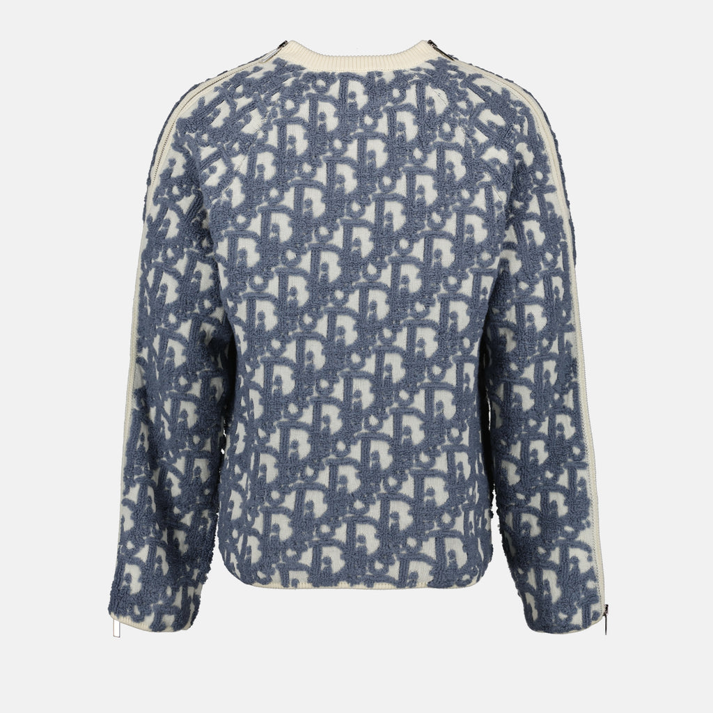 Strickwaren Pull Oblique Dior Blau Homme