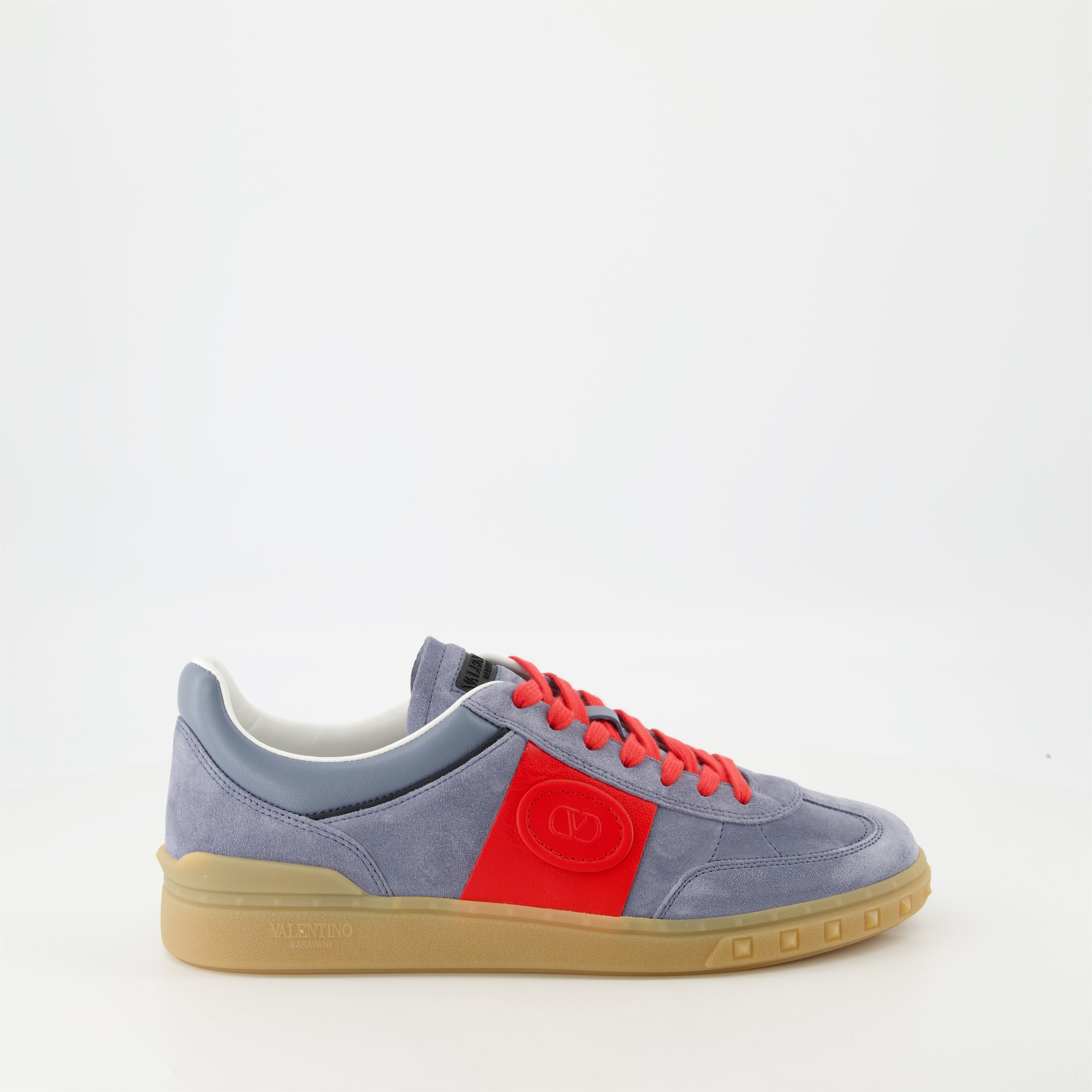 Sneakers Upvillage Leather Sneakers Valentino Garavani Blue Homme