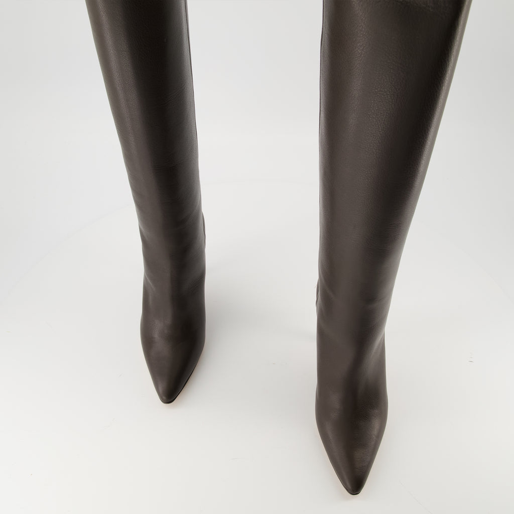 Image of the Mm6 Architype boots for Women - Fall-Winter 2025 - Top view of the pair of shoes
