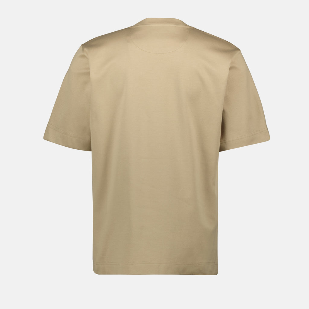T-shirts Cotton T-shirt Fendi Beige Men