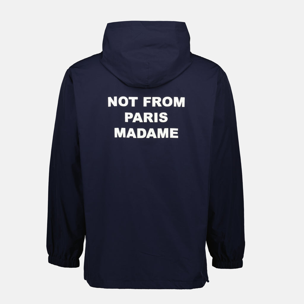 Bild des Ice Skating Waiter Hoodies von Drole De Monsieur für Herren - Herbst-Winter-Saison 2025 - Rückansicht