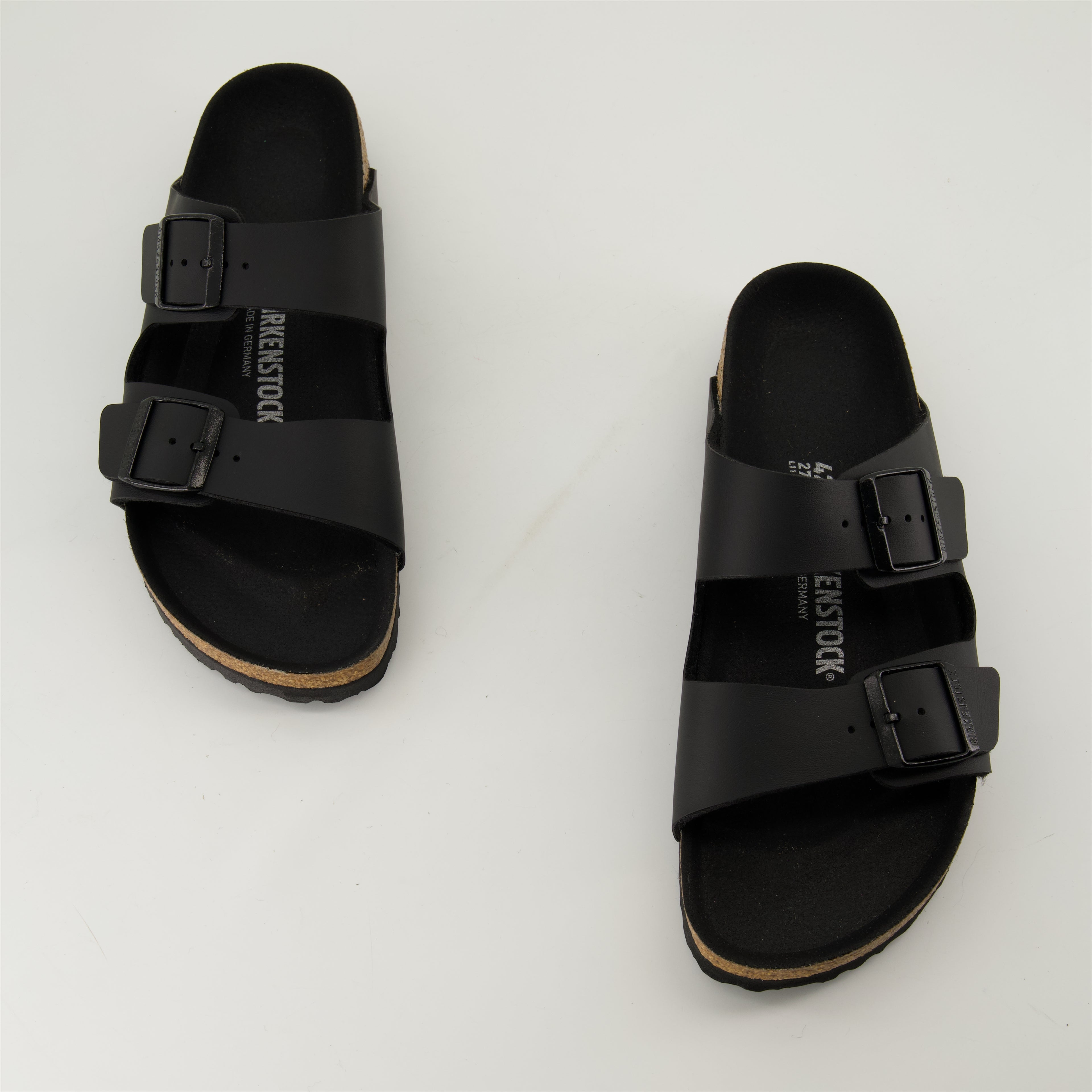 Chaussures ouvertes Sandales Arizona Birkenstock Noir Homme