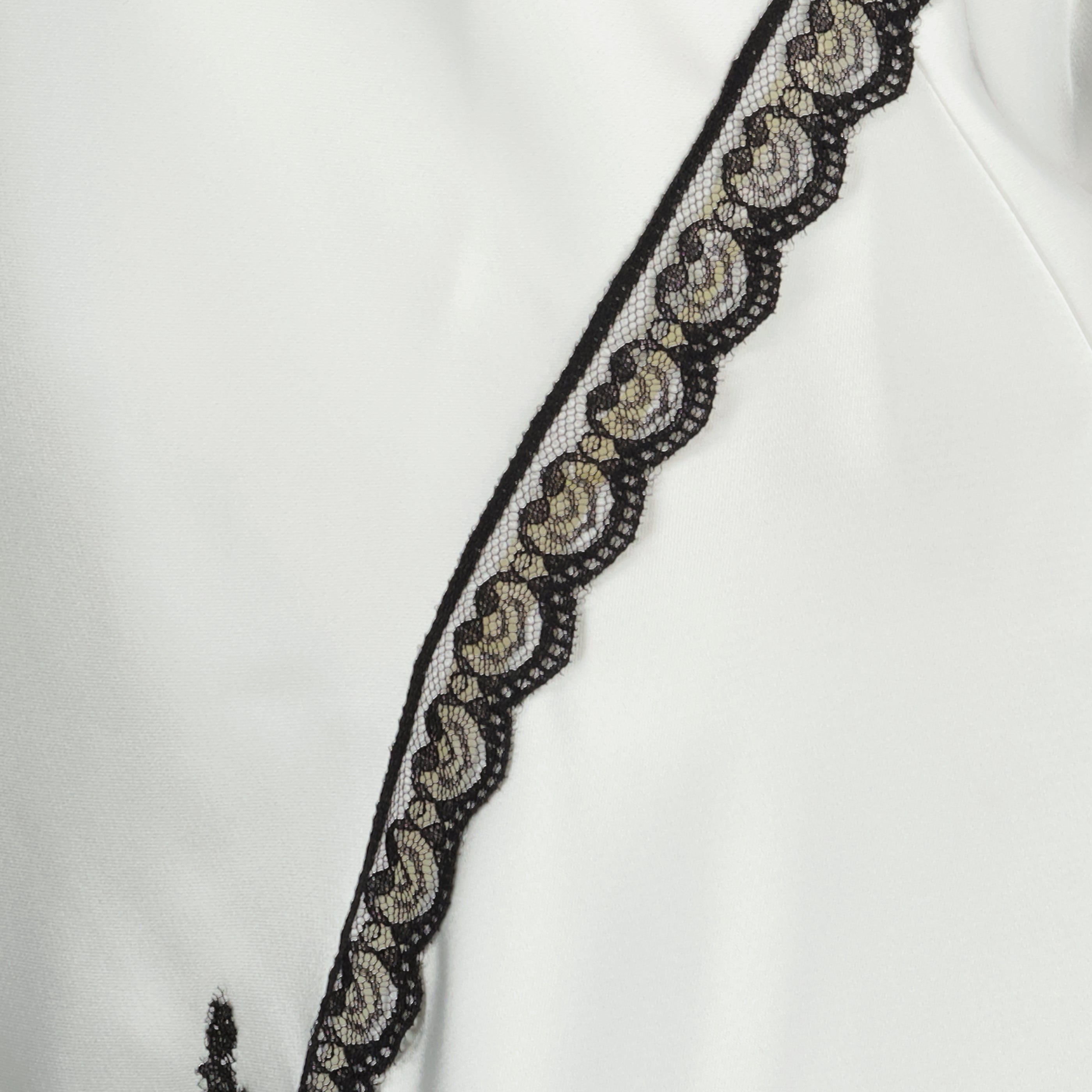 Tops Top Assimétrico Branco de Cetim Iro Blanc Femme