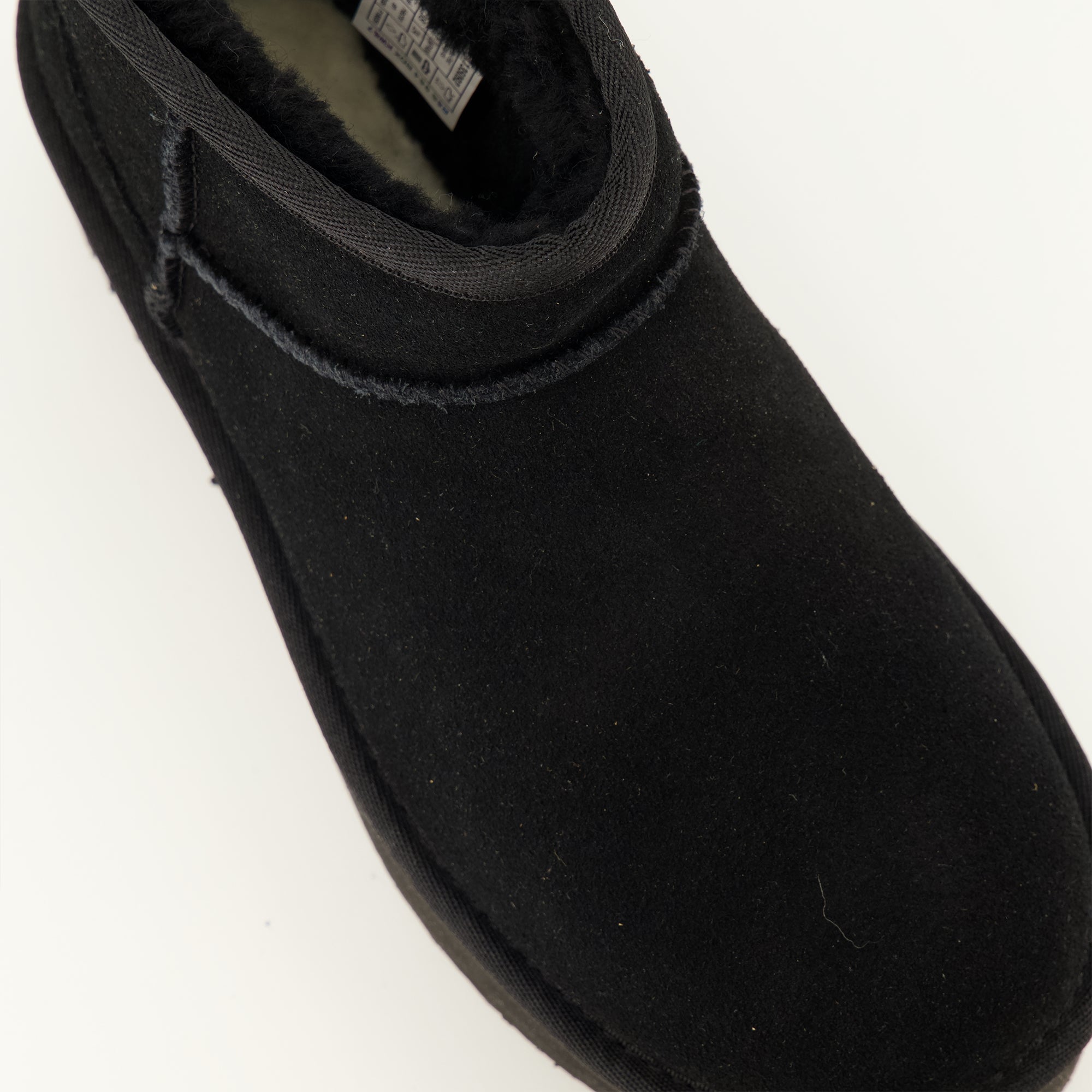 Bottines 클래식 울트라 미니 플랫폼 앵클 부츠 블랙 Ugg Noir Femme