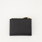 Petite maroquinerie Portefeuille Saffiano Prada Noir Femme