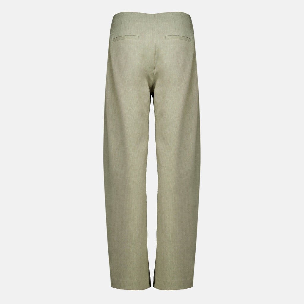 Pantalons Pantalon large à pinces kaki Iro Kaki Femme