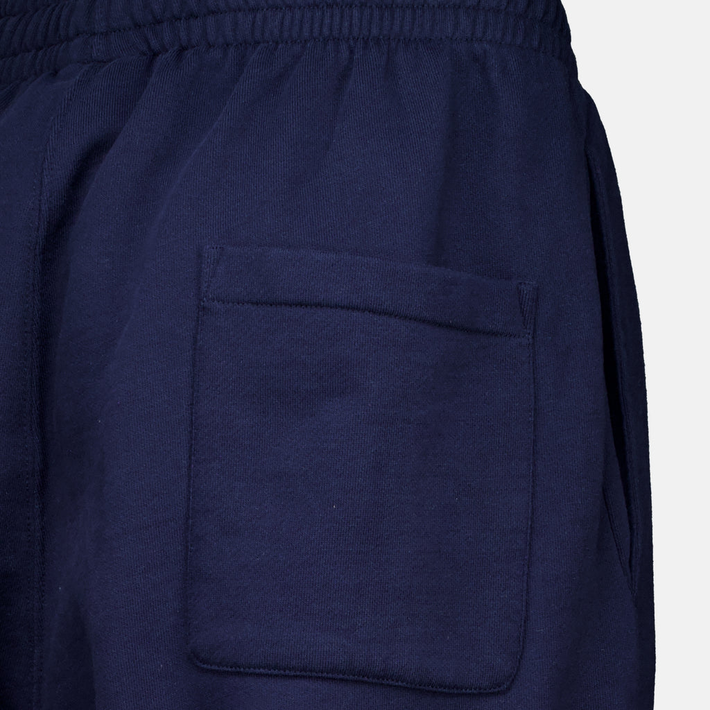 Pantalons 슬로건 네이비 블루 플리스 조깅 바지 Drole De Monsieur Bleu foncé Homme