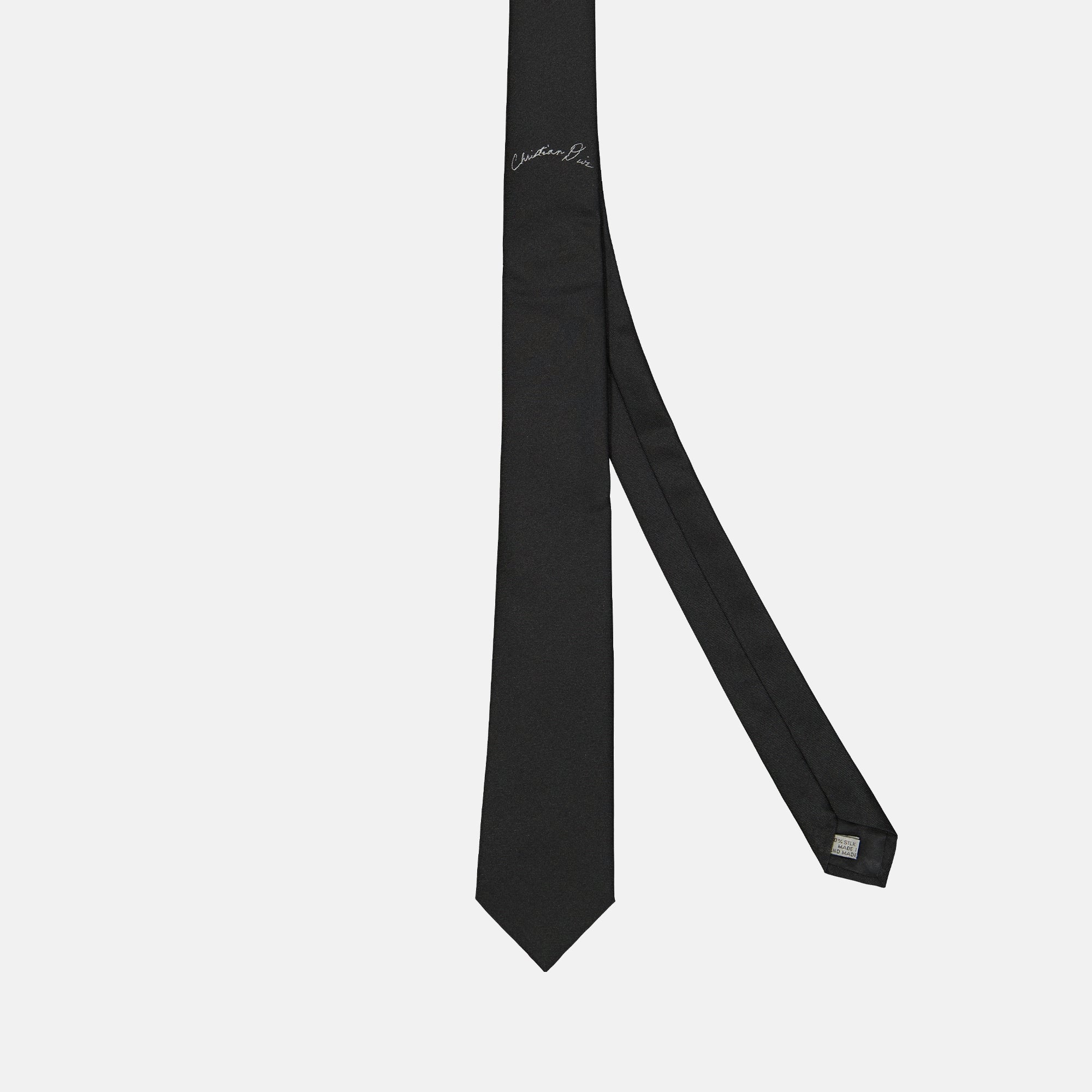 Schals und handschuhe Cravate Dior Manuscrit Dior Schwarz Homme