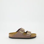 Zapatos abiertos Sandalias Arizona Birkenstock Púrpura Femme