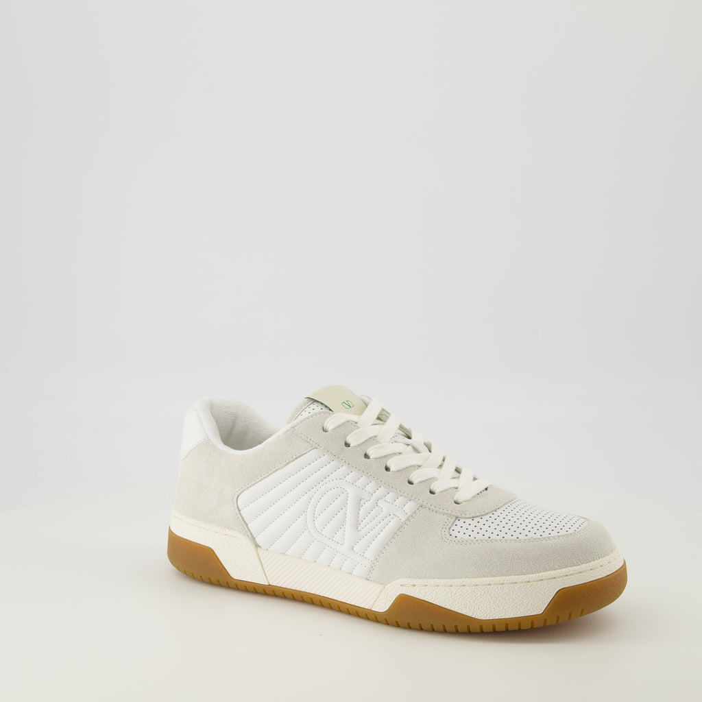 バレンティノ・ガラヴァーニの白いスパリー・スニーカーの画像 - メンズ - 2026年春夏 - 右前方三分の一ビュー