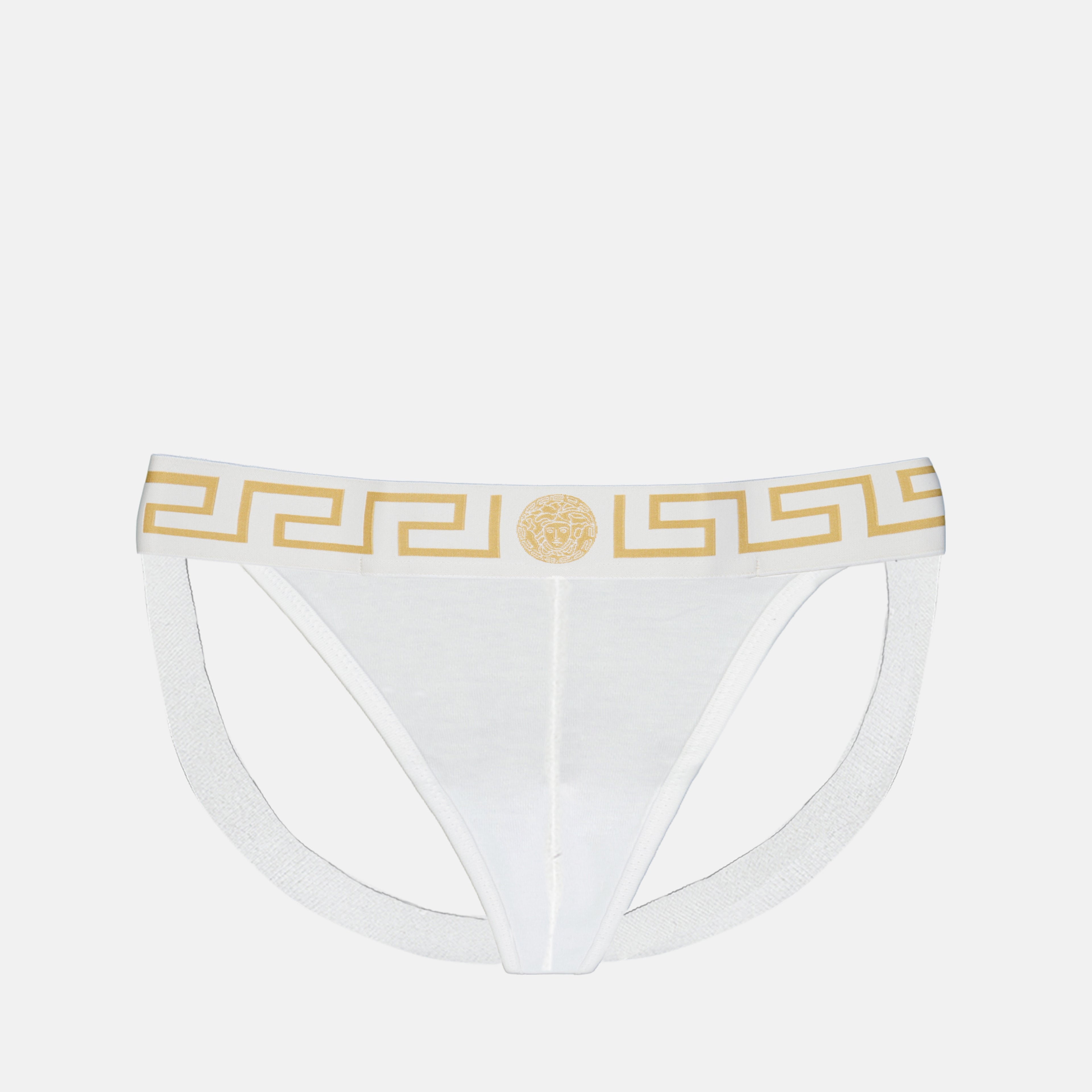 Intimo e homewear Jockstrap Medusa Greca Versace Bianco Homme