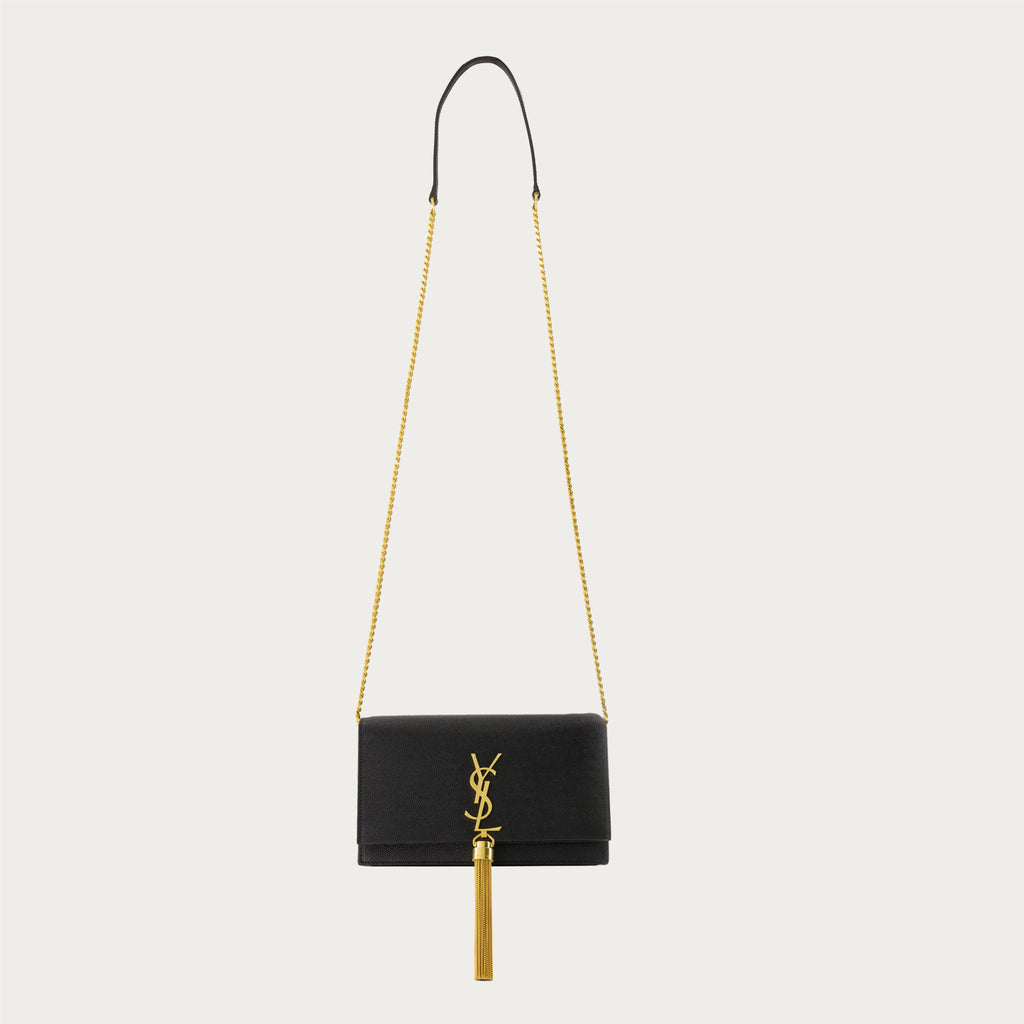 Sacs bandoulière Sac Kate Chain Saint Laurent Noir Femme