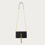 Sacs bandoulière Sac Kate Chain Saint Laurent Noir Femme