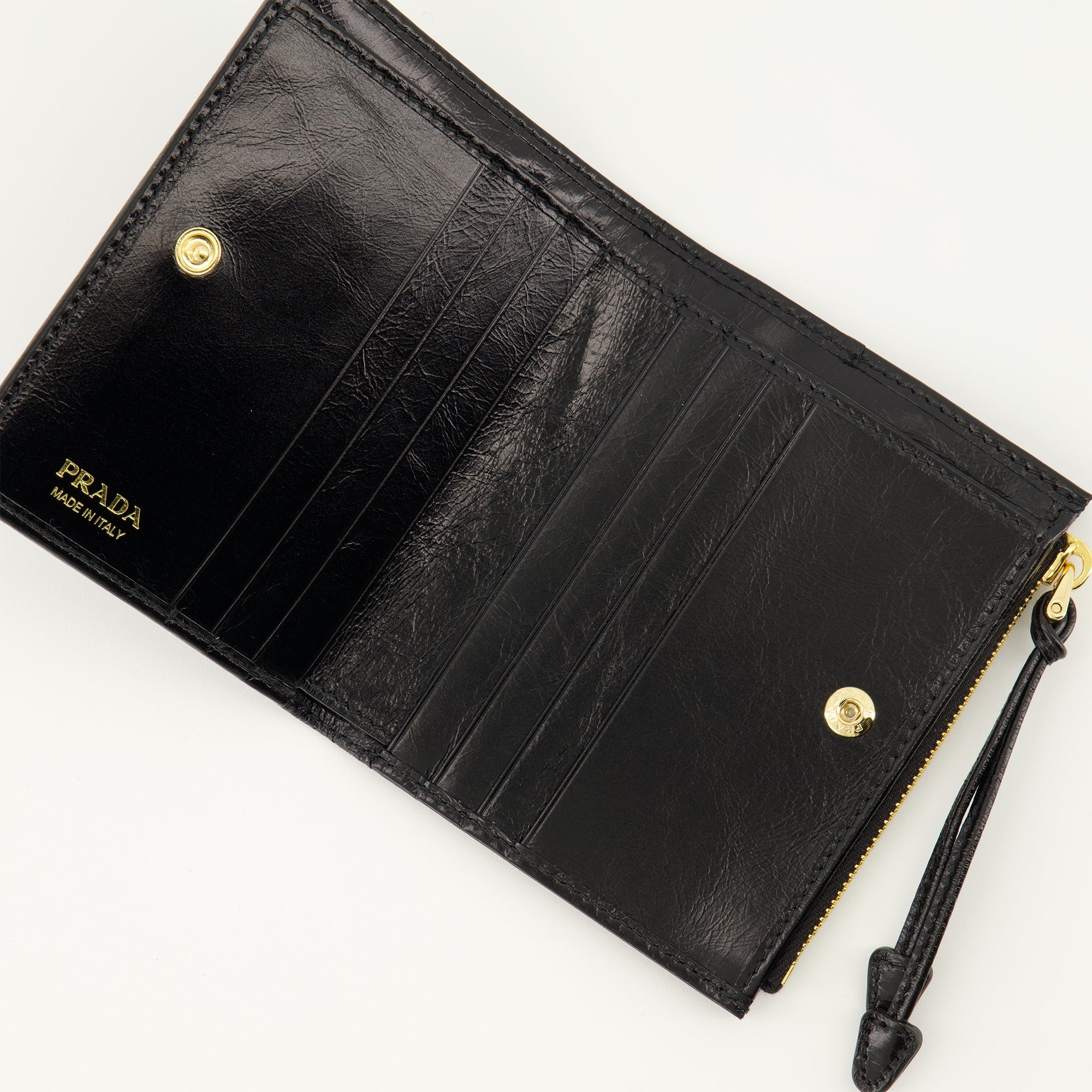 Bild der Lederportemonnaies der Marke Prada für Frauen - Herbst-Winter 2025 - Detailansicht_2